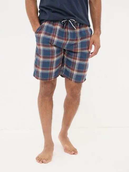 Men Fatface Pajamas and Nightwear Chepstow Navy Pyjama Bottoms