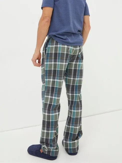 Men Fatface Pajamas and Nightwear Green Southsea Checked Pyjama Bottoms Men Fatface Pajamas and Nightwear Green Southsea Checked Pyjama Bottoms