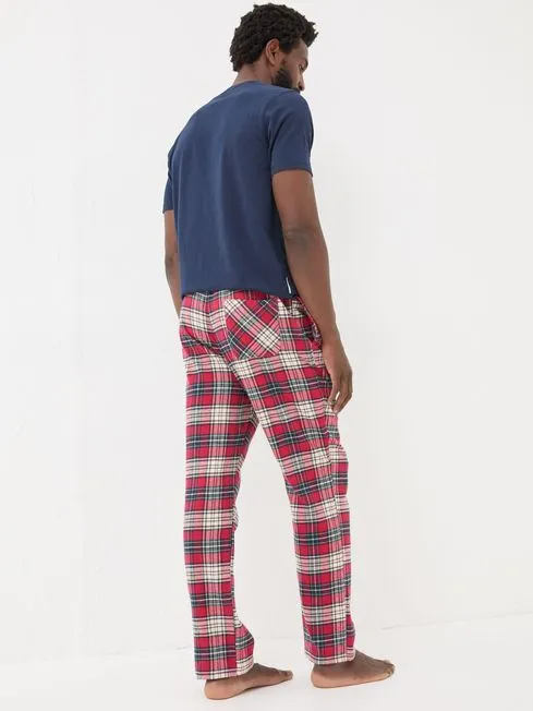 Men Fatface Pajamas and Nightwear Navy Check Pyjama Set Men Fatface Pajamas and Nightwear Navy Check Pyjama Set