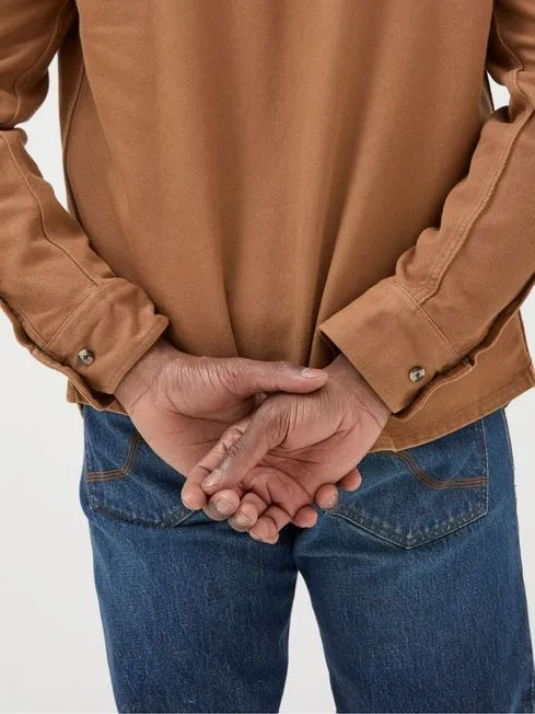 Men Fatface Shirts Brown Twill Shirt Men Fatface Shirts Brown Twill Shirt
