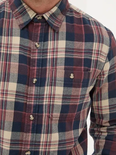 Men Fatface Shirts Burgundy Red Long Sleeve Amble Check 100 Cotton Shirt Men Fatface Shirts Burgundy Red Long Sleeve Amble Check 100 Cotton Shirt