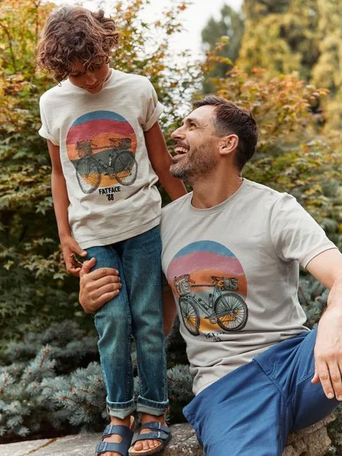 Men Fatface TShirts Grey Gear Up TShirt