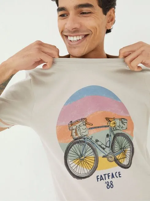 Men Fatface TShirts Grey Gear Up TShirt Men Fatface TShirts Grey Gear Up TShirt