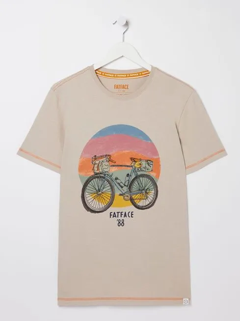 Men Fatface TShirts Grey Gear Up TShirt Men Fatface TShirts Grey Gear Up TShirt