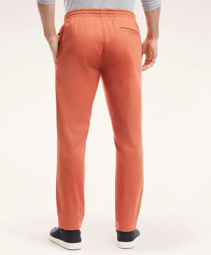 Men Friday Chino Pants Orange Brooks Brothers Chinos and Casual Pants