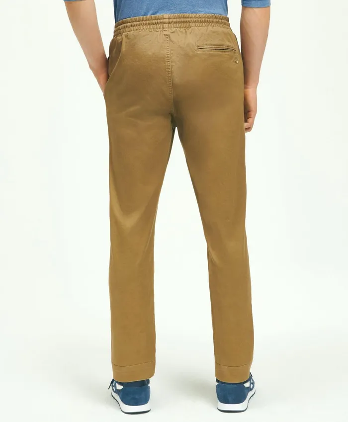Men Friday Drawstring Chino Pants Olive Brooks Brothers Chinos and Casual Pants