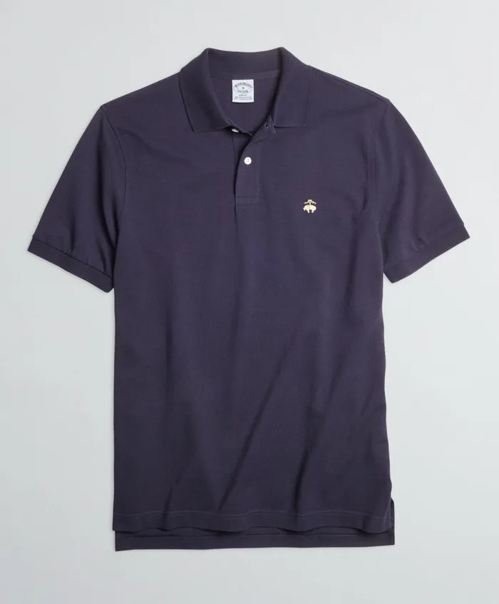 Men Golden Fleece Slim Fit Stretch Supima Polo Shirt Navy Brooks Brothers Polo and Rugby Shirts Men Golden Fleece Slim Fit Stretch Supima Polo Shirt Navy Brooks Brothers Polo and Rugby Shirts