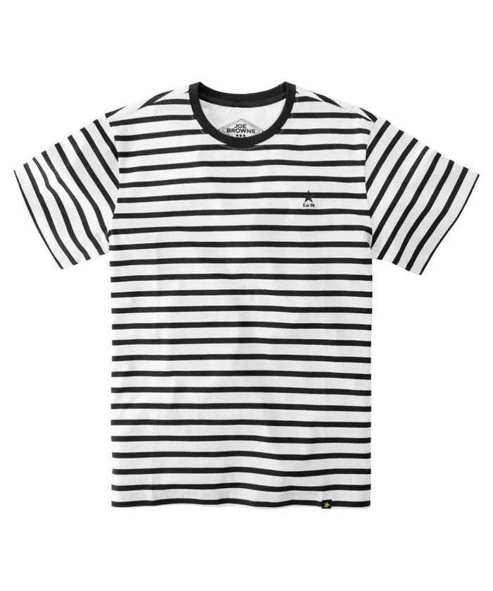 Men Joe Browns Beyond Basic Stripe Tee Whitecharcoal Men Joe Browns Beyond Basic Stripe Tee Whitecharcoal