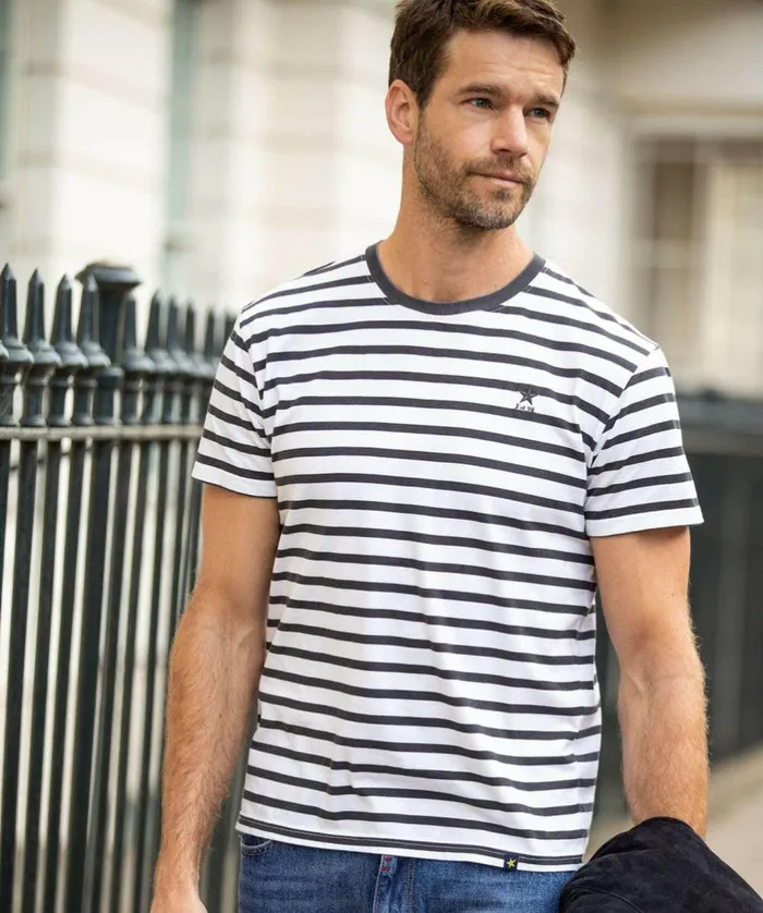 Men Joe Browns Beyond Basic Stripe Tee Whitecharcoal Men Joe Browns Beyond Basic Stripe Tee Whitecharcoal