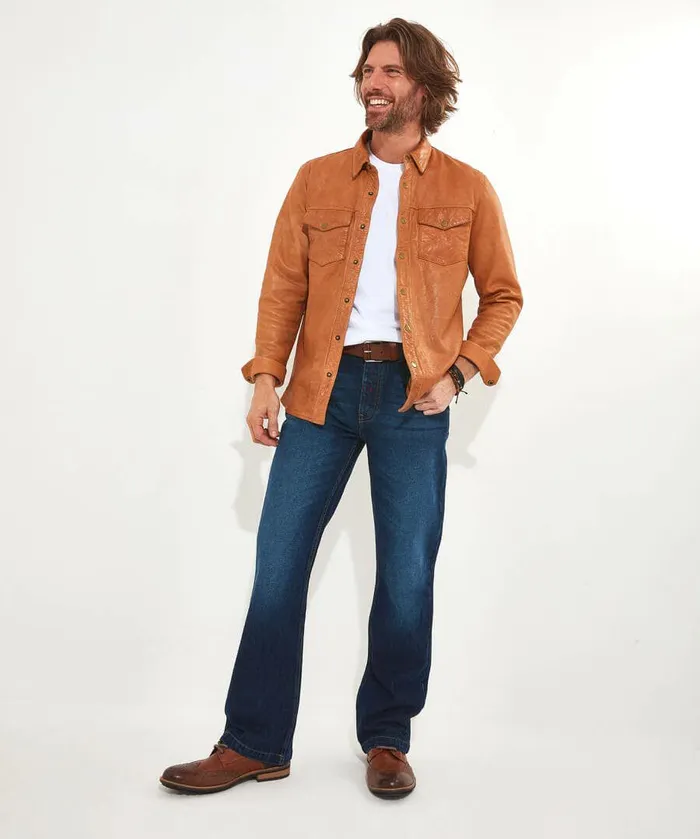 Men Joe Browns Brilliant Bootcut Jeans Dark Vintage