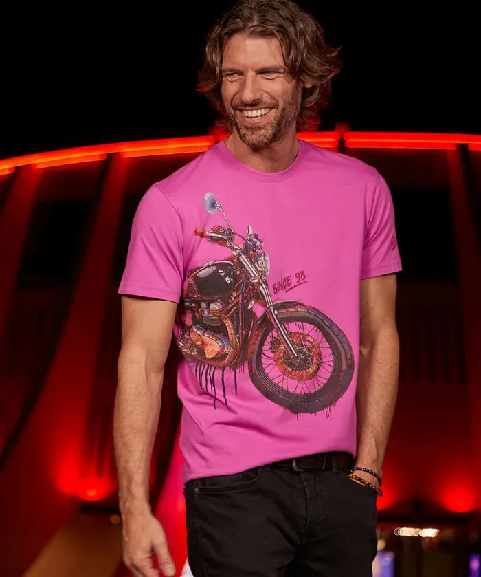 Men Joe Browns Burner Tee Pink Men Joe Browns Burner Tee Pink