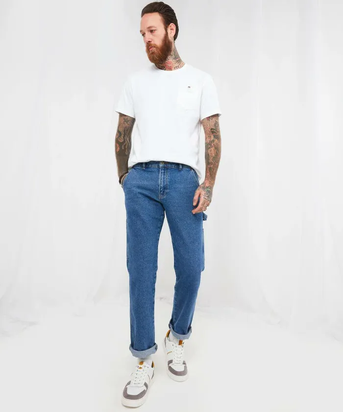 Men Joe Browns Cool Carpenter Jeans Mid Wash Men Joe Browns Cool Carpenter Jeans Mid Wash