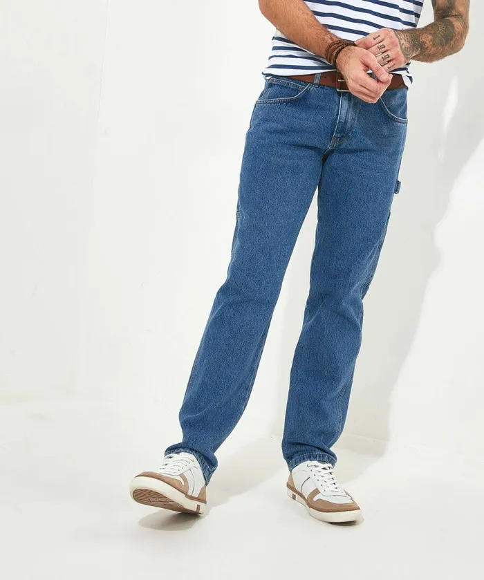 Men Joe Browns Cool Carpenter Jeans Mid Wash Men Joe Browns Cool Carpenter Jeans Mid Wash
