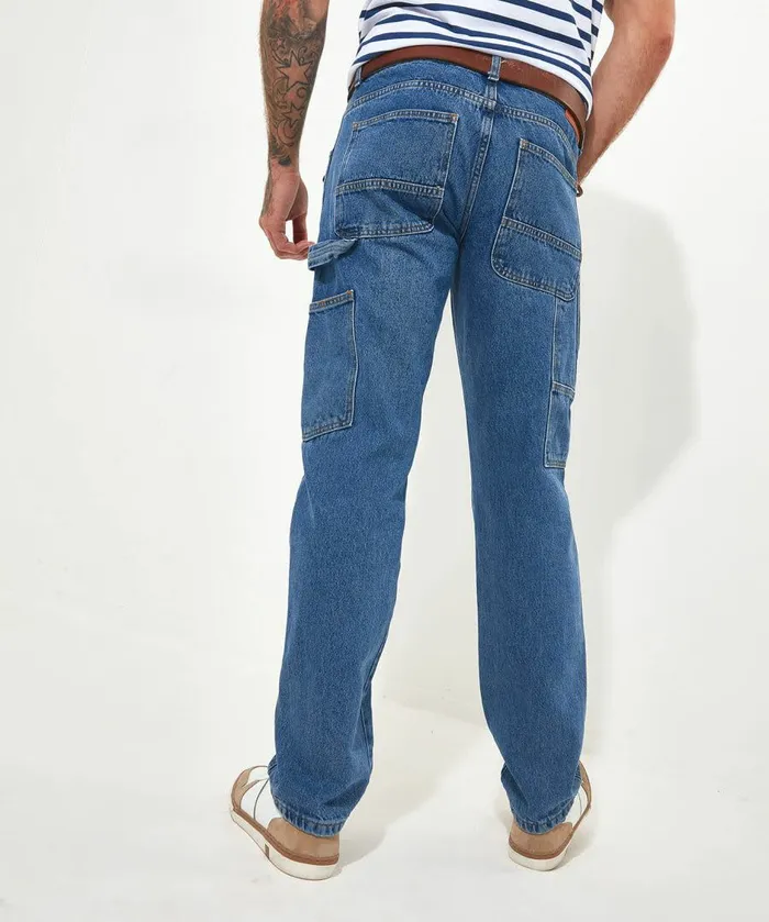 Men Joe Browns Cool Carpenter Jeans Mid Wash Men Joe Browns Cool Carpenter Jeans Mid Wash