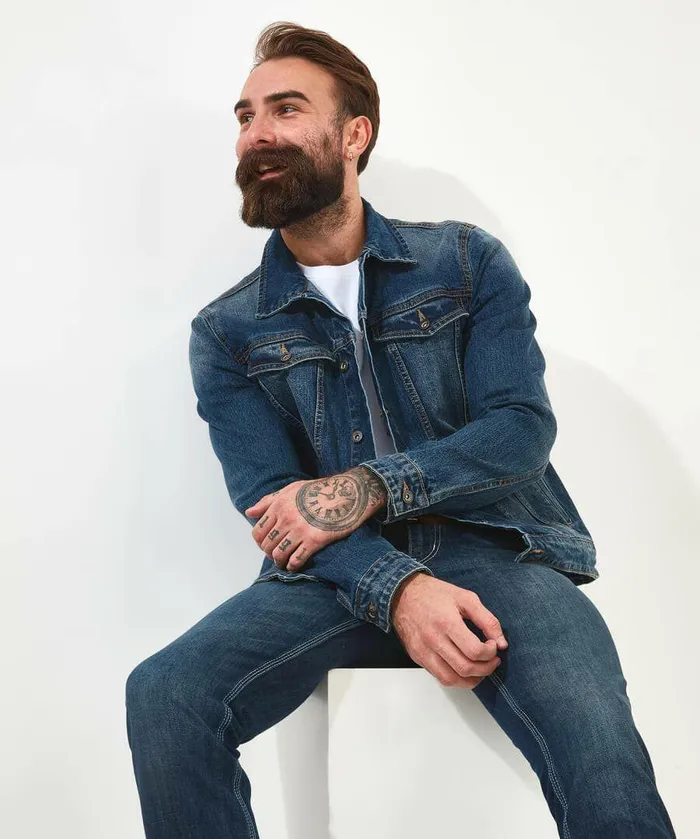 Men Joe Browns Distinctive Denim Jacket Blue