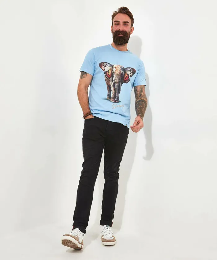 Men Joe Browns Metamorphosis Tee Blue Men Joe Browns Metamorphosis Tee Blue