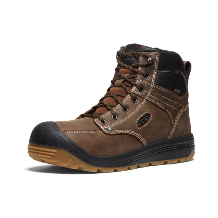 Men KEEN Boots Brown Work Boots 8211 Fort Wayne 6quot WP Soft Toe Men KEEN Boots Brown Work Boots 8211 Fort Wayne 6quot WP Soft Toe