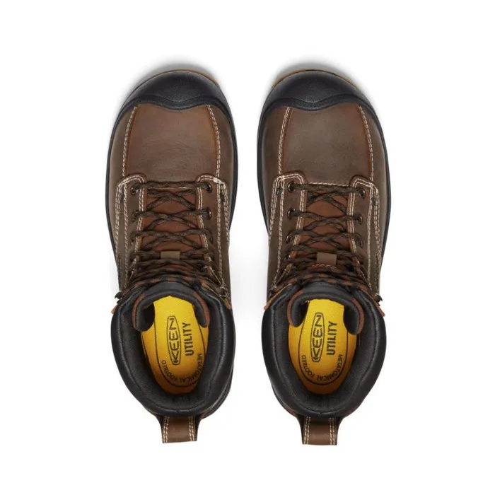 Men KEEN Boots Brown Work Boots 8211 Fort Wayne 6quot WP Soft Toe Men KEEN Boots Brown Work Boots 8211 Fort Wayne 6quot WP Soft Toe