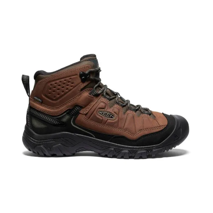 Men KEEN Boots Targhee IV Mid Height Waterproof Wide Leather Hiking Boot