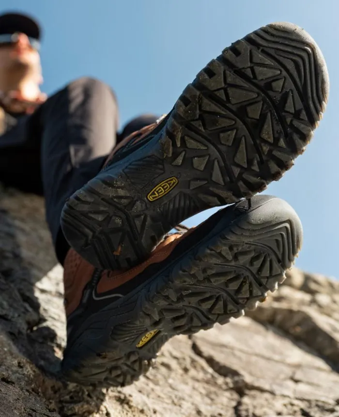 Men KEEN Boots Targhee IV Mid Height Waterproof Wide Leather Hiking Boot Men KEEN Boots Targhee IV Mid Height Waterproof Wide Leather Hiking Boot