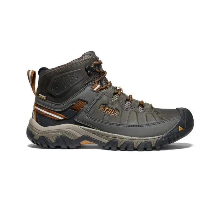 Men KEEN Boots Wide Waterproof Olive Hiking Boots 8211 Targhee III Mid WP
