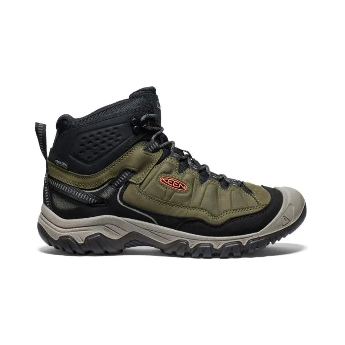 Men KEEN Hike Targhee IV Mid Height Waterproof Leather Hiking Boot