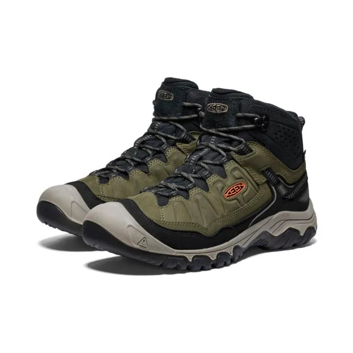 Men KEEN Hike Targhee IV Mid Height Waterproof Leather Hiking Boot Men KEEN Hike Targhee IV Mid Height Waterproof Leather Hiking Boot