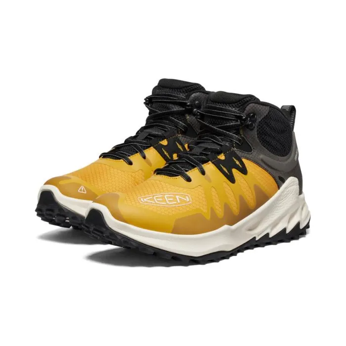 Men KEEN Hike Zionic Mid Height Waterproof Golden YellowBirch Hiking Boot Men KEEN Hike Zionic Mid Height Waterproof Golden YellowBirch Hiking Boot