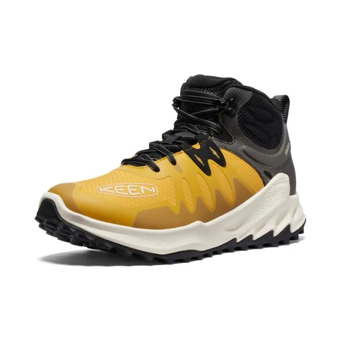 Men KEEN Hike Zionic Mid Height Waterproof Golden YellowBirch Hiking Boot Men KEEN Hike Zionic Mid Height Waterproof Golden YellowBirch Hiking Boot
