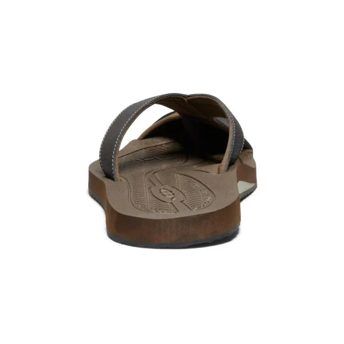 Men KEEN Sandals Barbados JavaDark Earth Leather FlipFlop Men KEEN Sandals Barbados JavaDark Earth Leather FlipFlop
