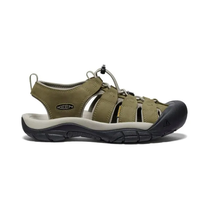 Men KEEN Sandals Newport Martini OliveBrindle Leather Closed Toe Sandal