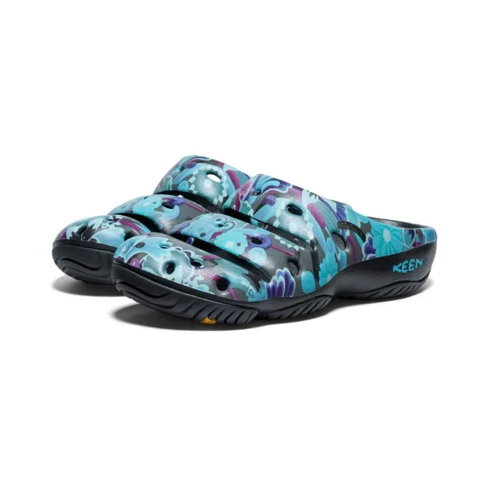 Men KEEN SlipOns Yogui Arts Flowers Slide Men KEEN SlipOns Yogui Arts Flowers Slide