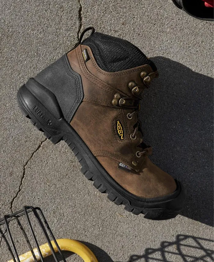 Men KEEN Work Boots and Shoes Brown Work Boots 8211 Independence 6quot WP Int Met Men KEEN Work Boots and Shoes Brown Work Boots 8211 Independence 6quot WP Int Met