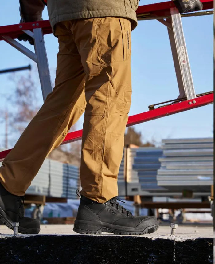 Men KEEN Work Boots and Shoes Evanston Boot 6quot Waterproof BlackBlack Leather Work Boot Men KEEN Work Boots and Shoes Evanston Boot 6quot Waterproof BlackBlack Leather Work Boot
