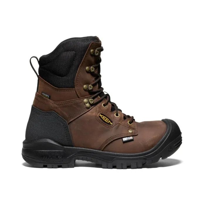 Men KEEN Work Boots and Shoes Independence 8quot Waterproof Soft Toe Work Boot