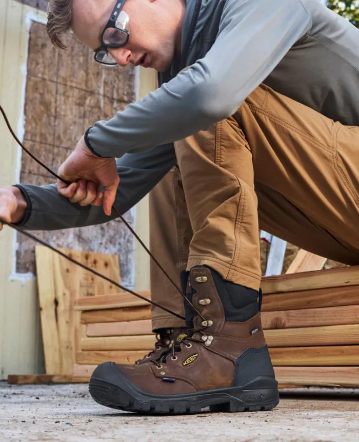 Men KEEN Work Boots and Shoes Independence 8quot Waterproof Soft Toe Work Boot Men KEEN Work Boots and Shoes Independence 8quot Waterproof Soft Toe Work Boot