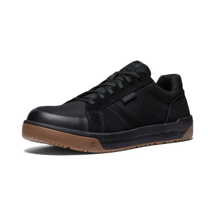 Men KEEN Work Boots and Shoes Kenton ESD CarbonFiber Toe BlackGum Leather Work Sneaker Men KEEN Work Boots and Shoes Kenton ESD CarbonFiber Toe BlackGum Leather Work Sneaker