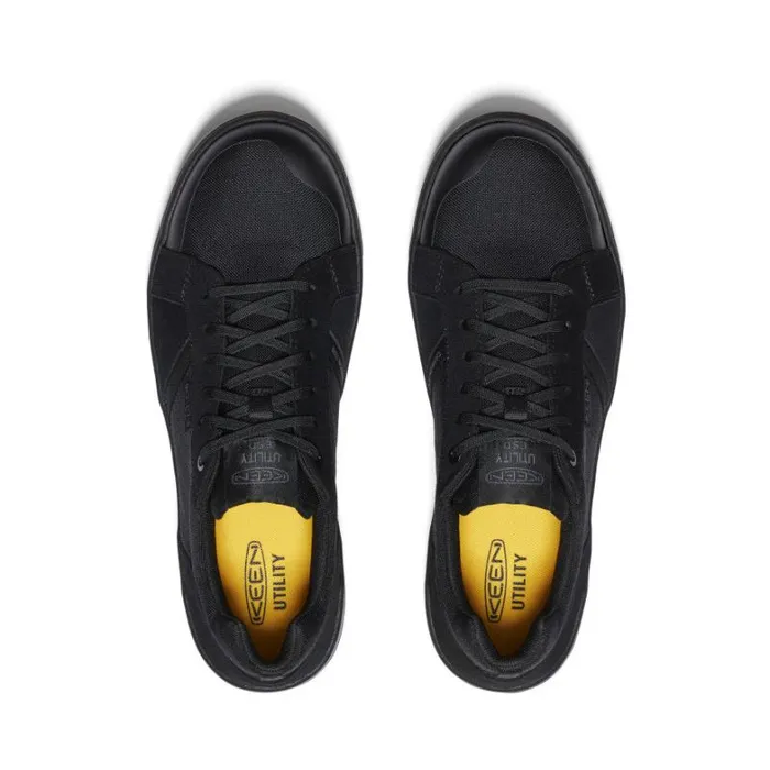 Men KEEN Work Boots and Shoes Kenton ESD CarbonFiber Toe BlackGum Leather Work Sneaker Men KEEN Work Boots and Shoes Kenton ESD CarbonFiber Toe BlackGum Leather Work Sneaker