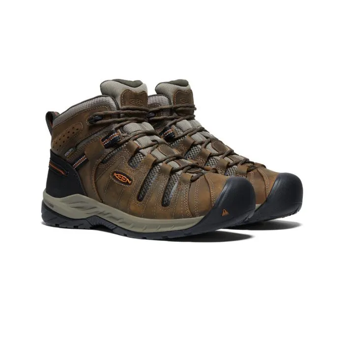 Men KEEN Work Boots and Shoes Soft Toe Waterproof Work Boots 8211 Flint II Men KEEN Work Boots and Shoes Soft Toe Waterproof Work Boots 8211 Flint II