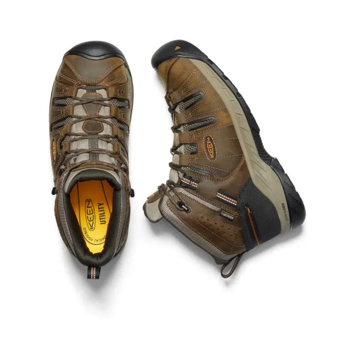 Men KEEN Work Boots and Shoes Soft Toe Waterproof Work Boots 8211 Flint II Men KEEN Work Boots and Shoes Soft Toe Waterproof Work Boots 8211 Flint II