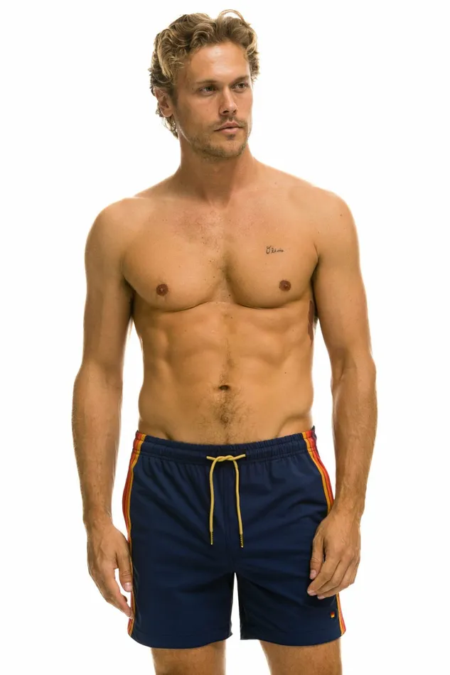 Men MEN039S 5 STRIPE FLEX SHORTS 8211 NAVY Aviator Nation Shorts Men MEN039S 5 STRIPE FLEX SHORTS 8211 NAVY Aviator Nation Shorts