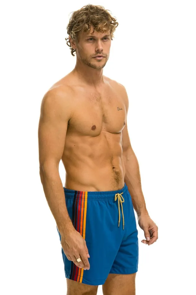 Men MEN039S 5 STRIPE FLEX SHORTS 8211 SEA Aviator Nation Shorts