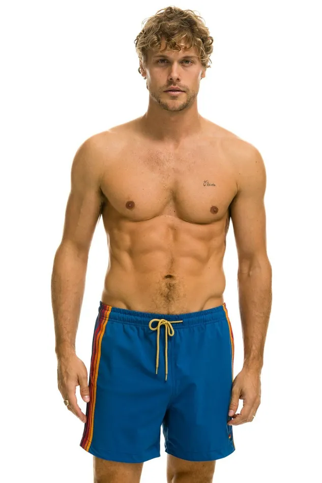 Men MEN039S 5 STRIPE FLEX SHORTS 8211 SEA Aviator Nation Shorts Men MEN039S 5 STRIPE FLEX SHORTS 8211 SEA Aviator Nation Shorts