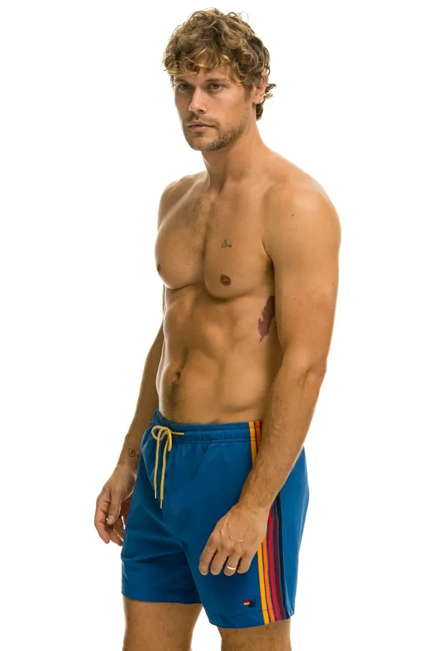 Men MEN039S 5 STRIPE FLEX SHORTS 8211 SEA Aviator Nation Shorts Men MEN039S 5 STRIPE FLEX SHORTS 8211 SEA Aviator Nation Shorts
