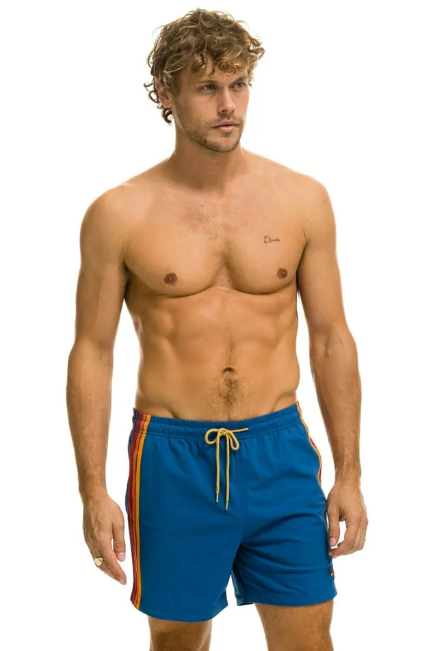 Men MEN039S 5 STRIPE FLEX SHORTS 8211 SEA Aviator Nation Shorts Men MEN039S 5 STRIPE FLEX SHORTS 8211 SEA Aviator Nation Shorts