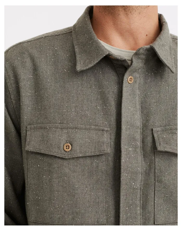 Men Nubby Easy Shirt Jacket Smoked Graphite Madewell Shirts Men Nubby Easy Shirt Jacket Smoked Graphite Madewell Shirts