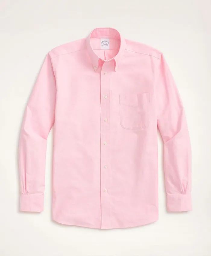 Men Original Polo ButtonDown Oxford Shirt Pink Brooks Brothers Sport Shirts