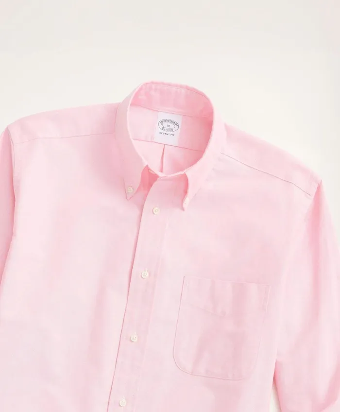 Men Original Polo ButtonDown Oxford Shirt Pink Brooks Brothers Sport Shirts