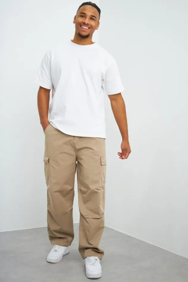 Men Pantalon En Toile Cargo Biege Beige Brentiny Paris Pants