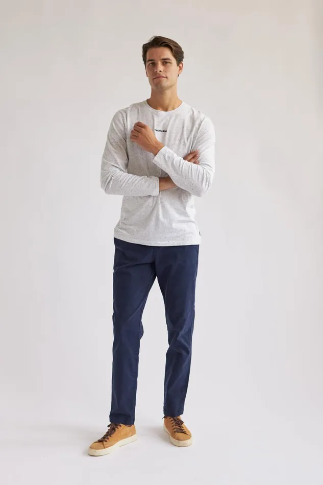 Men Pants Men 8211 Kuhn 8211 Baritone Blue TWOTHIRDS Pants